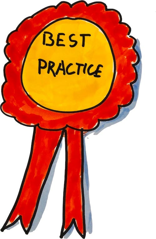 Best practices are the worst