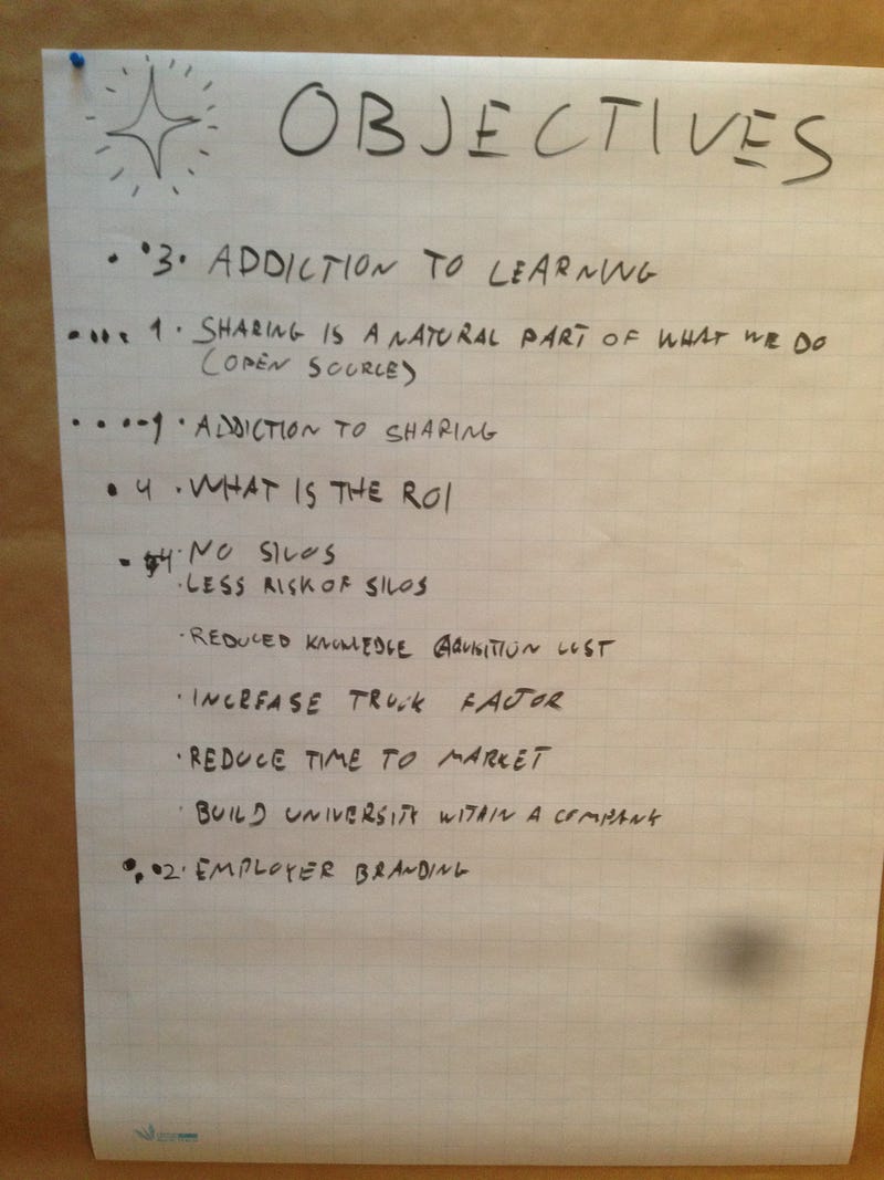 Gamifying knowledge sharing